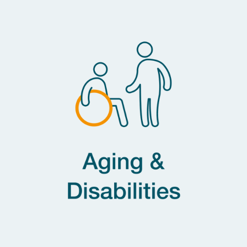 Aging & Disabilities, go to page 